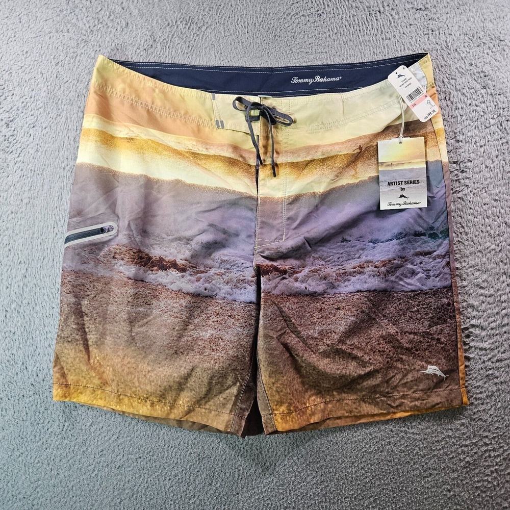 $99 NWT Tommy Bahama Board Shorts Swim Trunk Men's 40 - No Liner Sunset Break